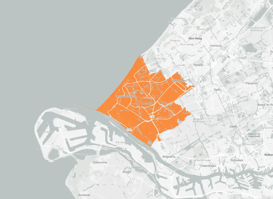 Kaartje Westland Hoek van Holland 2 Senna Zorg